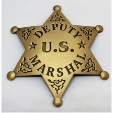 Deputy U.S. Marshal Brass Badge
